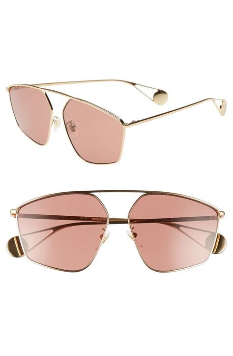 gucci polarized sunglasses women's|gucci 60mm aviator sunglasses.